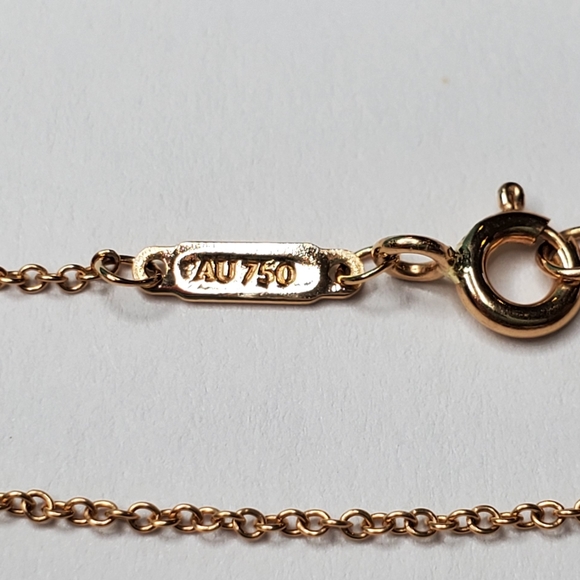 Authentic Tiffany & Co. T-Smile Mini 18KT Rose NIB - Picture 5 of 7